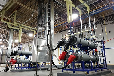 On-site sodium hypochlorite generation