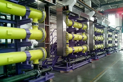Seawater electrochlorination