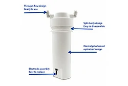 Under-sink electrolytic cell