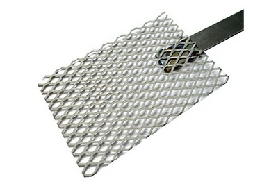 Titanium mesh electrode with connection tabs