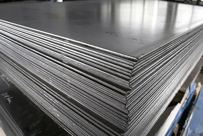 Grade 2 titanium sheet for membrane stack electrodes
