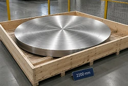 GR5 2200 mm チタン鍛造ディスク