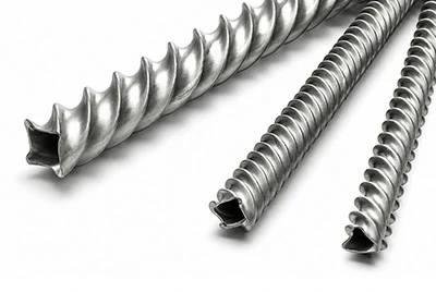 Titanium Spiral Grooved Tube