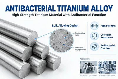 Antibakterielle Titanlegierungsmaterialien
